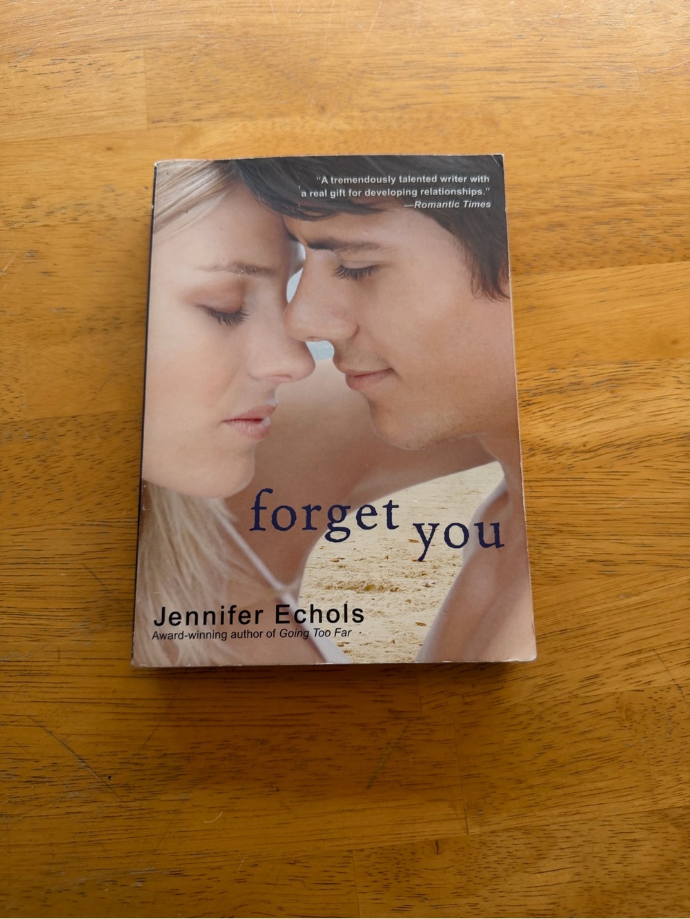 Forget You Paperback Book - Cream/Tan Cover